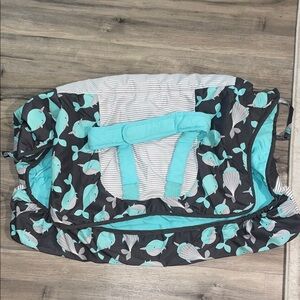 Whale Print Shopping Cart Cover EUC